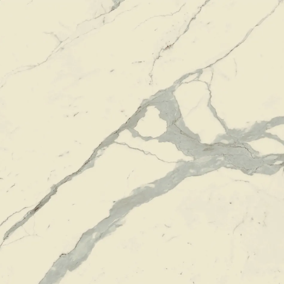 3-türiges Sideboard aus Holz mit schräger Kante und Keramikplatte - Mondolfo Viadurini