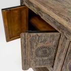 Sideboard aus Kiefernholz mit Antik-Waschung und 6 Türen - Airasca Viadurini