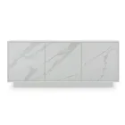 Sideboard aus lackiertem Holz mit 2 oder 3 Keramiktüren, hergestellt in Italien – Fiorenza Viadurini