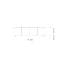 Modernes Sideboard aus furniertem Eschenholz, hergestellt in Italien – Galassia Viadurini