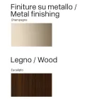 Modernes Sideboard aus Holz und gebogenem Metall, hergestellt in Italien - Rugiada Viadurini
