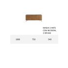 Wohnzimmer-Sideboard aus MDF mit Gravuren von 2 oder 3 Türen Made in Italy - Eleganz Viadurini