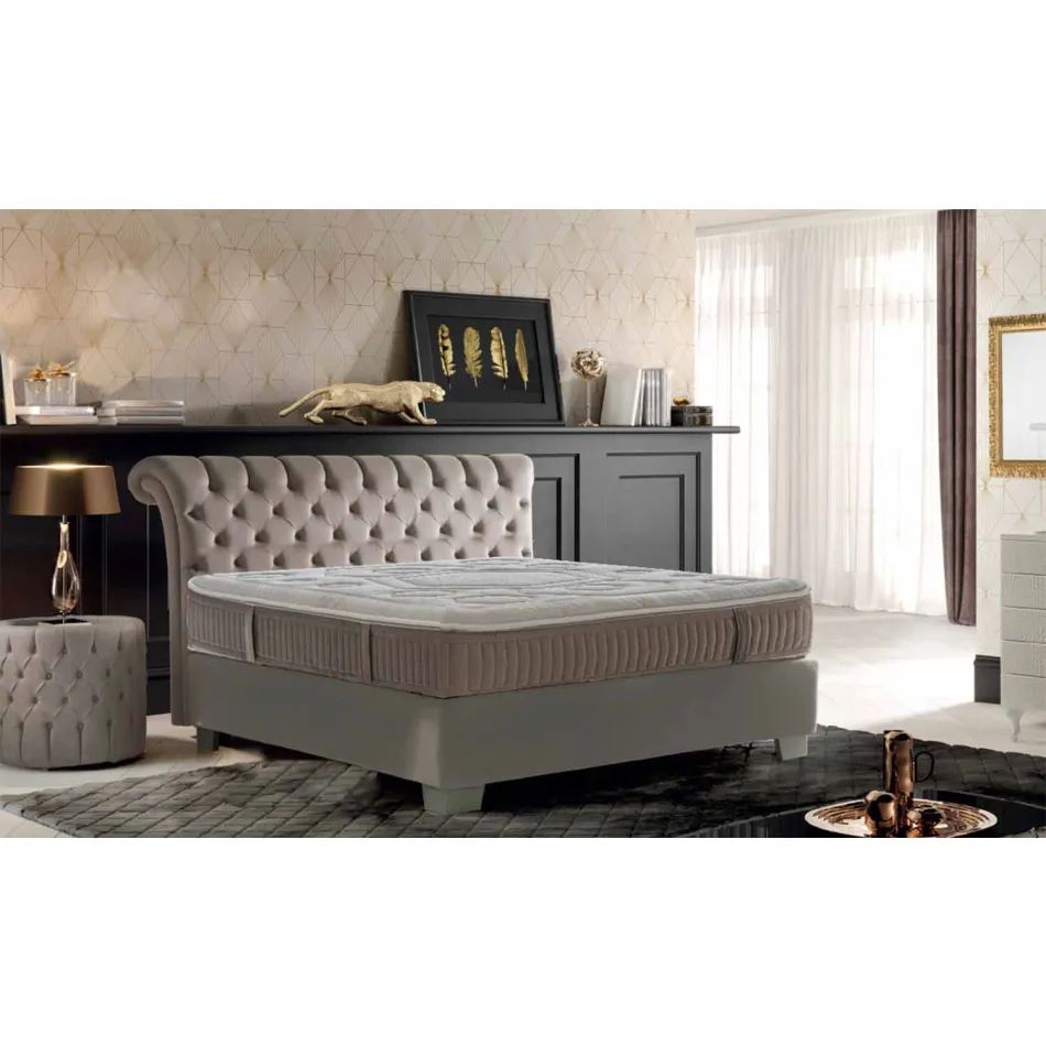 Einzelmatratze im Gedächtnis Vitamin High 25 cm Made in Italy - Orange Viadurini