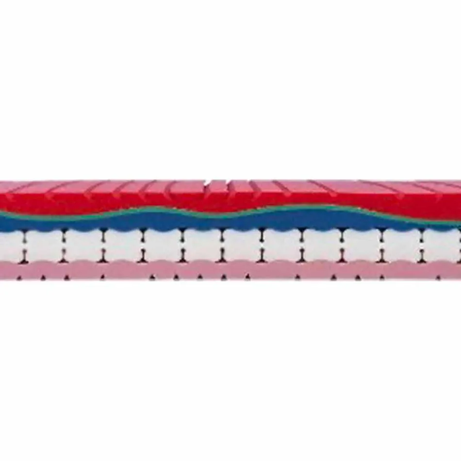 Eineinhalb Matratzen in Luxus Memory H 25 cm Made in Italy - Platin Viadurini