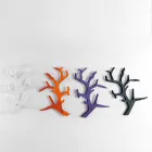 Plexiglas Wandregal mit Kleiderhaken Made in Italy - Neon Viadurini