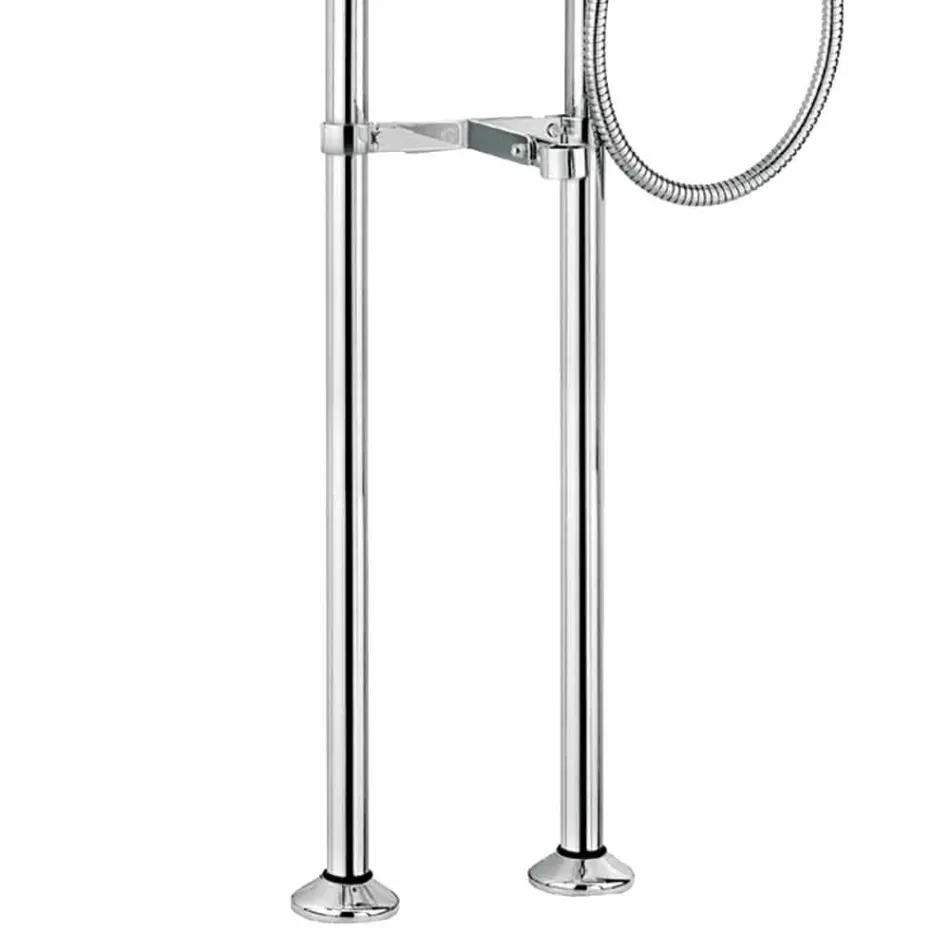 Klassischer Bodenmischer für Badewanne Made in Italy Messing - Omidio Viadurini