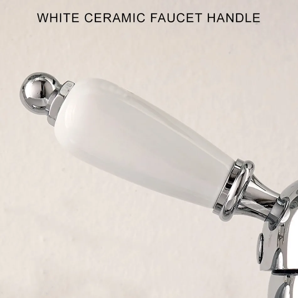 Handgefertigter Waschtischmischer aus Messing im klassischen Stil mit Hebel – Noriana Viadurini