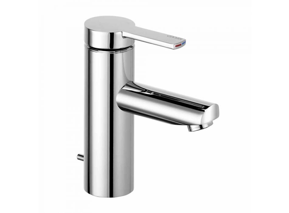 Modernes Design Einhebelmischer für Badezimmerwaschbecken aus Metall - Zanio Viadurini
