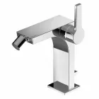 Moderner Einhebel-Bidetmischer aus Metall mit Ablauf - Etto Viadurini