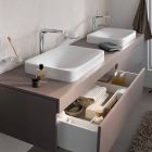 Moderner Einhebelmischer für Waschbecken ohne Metallablauf - Pinto Viadurini