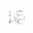 Modernes Design Messing Bidet Mixer Made in Italy - Bibo Viadurini