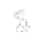 Designer-Außenduschmischer aus Messing Made in Italy - Bibo Viadurini