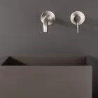 Unterputz-Waschtischmischer aus Edelstahl AISI 316L - Artigli Viadurini