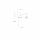 Moderner Messing-Waschbeckenmischer Made in Italy - Besugo Viadurini