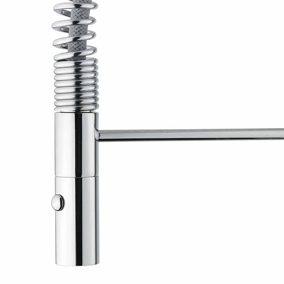 Verstellbarer Waschtischmischer mit Messingfeder Made in Italy - Cardio Viadurini