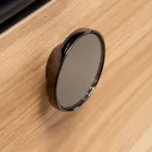 100 cm Wand-Badezimmerschrank aus 8 mm gehärtetem Glas und europäischer Eiche – Excelsior Viadurini