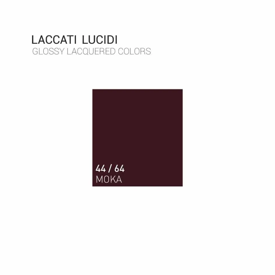 Abgehängte Badezimmerschrank 3 Schubladen + 2 Holztüren Happy, integrierte Spüle Viadurini