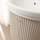 Schrank mit zwei Türen und einem Regal mit Waschbecken, hergestellt in Italien – Candy Viadurini