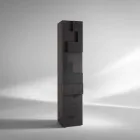 Kabinett Säule aus gebürstetem Lärche Azalea Viadurini