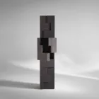 Kabinett Säule aus gebürstetem Lärche Azalea Viadurini