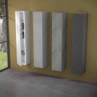 Säule Badezimmermöbel 6 Regale mit Tür in 4 Ausführungen - Antanta Viadurini