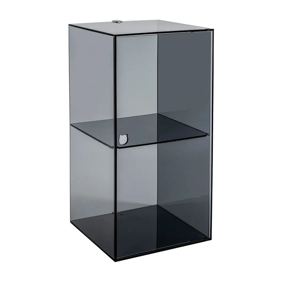 Wandmontierter Badezimmerschrank aus Plexiglas in 4 Farben, hergestellt in Italien - Ligea Viadurini