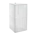 Wandmontierter Badezimmerschrank aus Plexiglas in 4 Farben, hergestellt in Italien - Ligea Viadurini