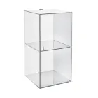 Wandmontierter Badezimmerschrank aus Plexiglas in 4 Farben, hergestellt in Italien - Ligea Viadurini
