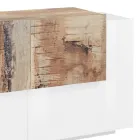 Wohnzimmermöbel 2 Türen und 2 Türen in Holz 2 Ausführungen - Therese Viadurini