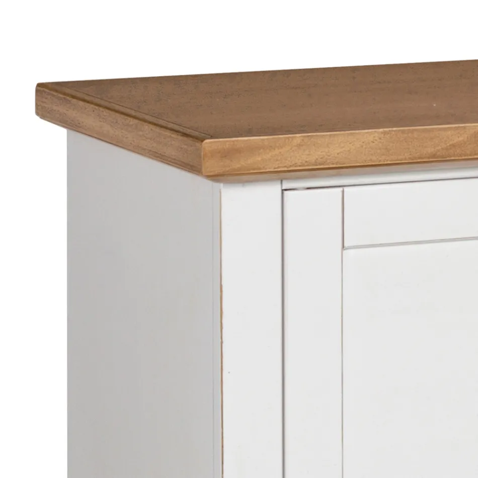 TV-Ständer mit 2 Türen, 1 Schublade und 1 offenem Fach Made in Italy – Forseti Viadurini