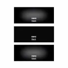 Wand-TV-Schrank aus schwarzem Kristall und Metall Made in Italy - Americio Viadurini