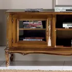 Wohnzimmer-TV-Schrank aus Bassano-Walnussholz Made in Italy - Richard Viadurini