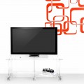 TV-Schrank im modernen Design aus transparentem Plexiglas Mago