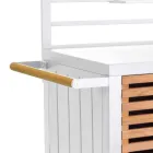 Gartenkabinett aus Aluminium und brasilianischem Teakholz - Tagebuch Viadurini