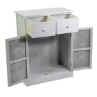 Indoor-Schrank aus Holz mit 2 Türen und 2 Schubladen - Meduse Viadurini