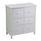 Indoor-Schrank aus Holz mit 6 Schubladen - Qualle Viadurini