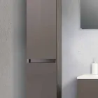 Aufgehängte Badezimmermöbel in MDF lackiert Made in Italy - Becky Viadurini