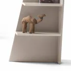 My Home Esquina Design Eck Bücherregal MDF lackiert H220cm made in Italy Viadurini