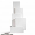 MDF-Tetris-Designturm-Wohnbereichsmöbel, hergestellt in Italien