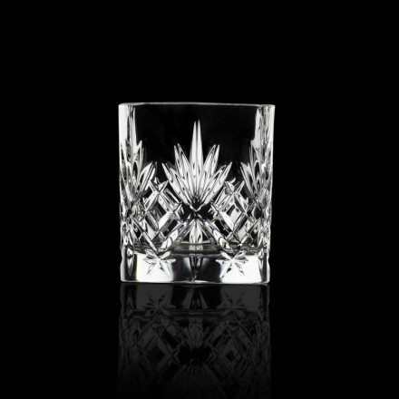 Old Fashioned Tumbler Low Cocktail Gläser 12 Stück Kristall - Cantabile Viadurini