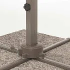 3x3 Sonnenschirm mit Polyestertuch und Aluminiumstange - Texas Viadurini