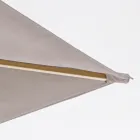 Gartenschirm mit taubengrauem Polyestergewebe 3x4 m, Homemotion - Lucius Viadurini