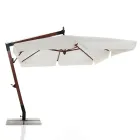 Regenschirm aus Massivholz mit PVC-beschichtetem Polyesterdach – Devoir Viadurini