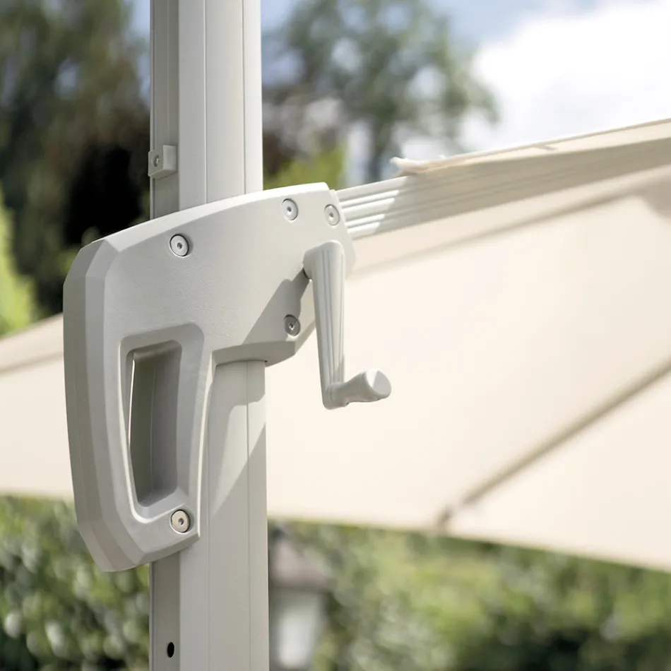 Polyester-Regenschirm mit Griff und Seitenstange - Nexa Viadurini