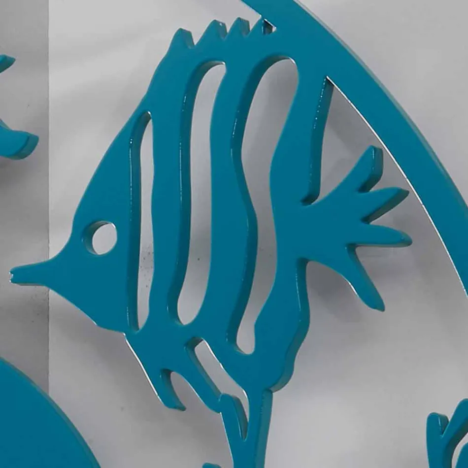 Große moderne farbige runde hölzerne Wanduhr - Infondoalmar Viadurini