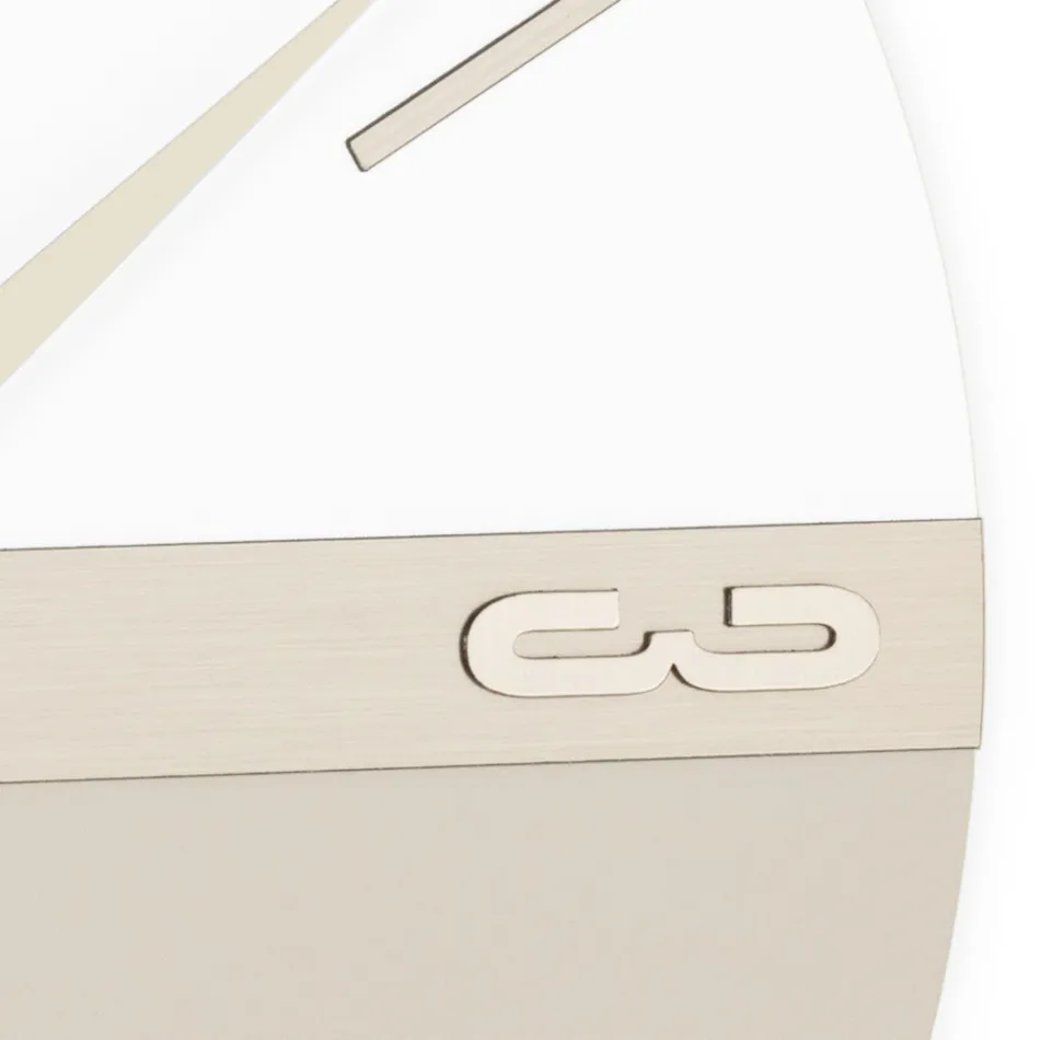 Wanduhr aus halbdichtem, expandiertem PVC Made in Italy - Ritmo Viadurini