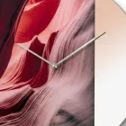 Elodea Grüne Wanduhr aus gegossenem Methacrylat, hergestellt in Italien Viadurini