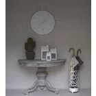 Moderne Wanduhr aus farbigem Stahl Made in Italy - Adalgiso Viadurini