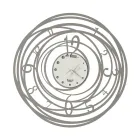 Runde Wanduhr in Eisen verziertem Design in 3 Farben - Doric Viadurini