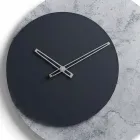 Elara Runde Wanduhr aus bedrucktem Methacrylat, hergestellt in Italien Viadurini